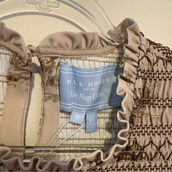 New Hill House Vivi nap mini dress in multi equestrian toile stretch crepe - Picture 7 of 12